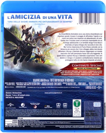 How to Train Your Dragon: The Hidden World (Jak wytresować smoka 3) [Blu-Ray]