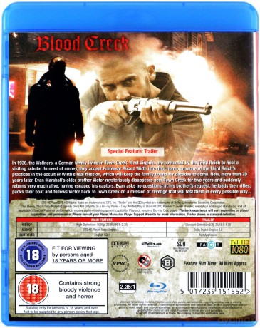 Blood Creek (Nienasycony) [Blu-Ray]
