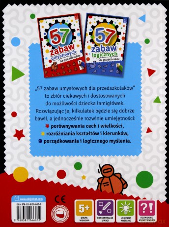 57 zabaw umysłowych dla przedszkolaków [KSIĄŻKA]