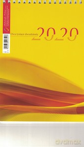 Kalendarz na spirali - pionowy 2020 T-101-3-06 [KALENDARZ]