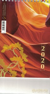 Kalendarz na spirali - pionowy 2020 T-101-3-08 [KALENDARZ]