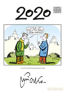 Kalendarz ścienny 2020 Ilustracje Andrzej Mleczko - Andrzej Mleczko [KALENDARZ]