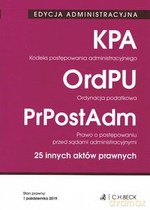 KPA, OrdPU, PrPostAdm, Edycja administracyjna [KSIĄŻKA]