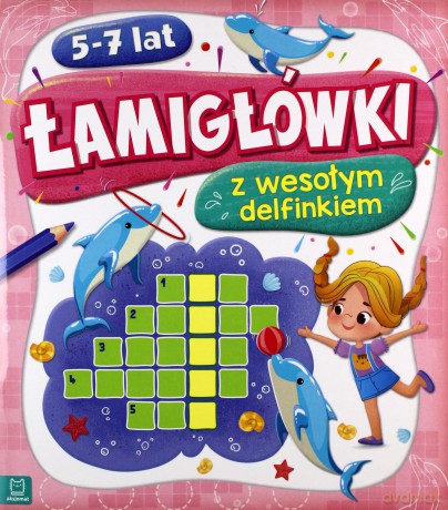Łamigłówki z wesołym delfinkiem 5-7 lat [KSIĄŻKA]