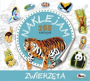 Naklejam. Zwierzęta 285 naklejek - Leszek Miłoszewski [KSIĄŻKA]