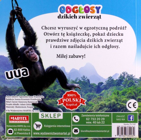 Odgłosy dzikich zwierząt [KSIĄŻKA]