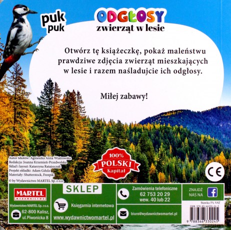 Odgłosy zwierząt w lesie [KSIĄŻKA]