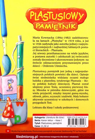 Plastusiowy pamiętnik - Maria Kownacka [KSIĄŻKA]