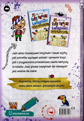Rusz głową! Łamigłówki dla ciekawych [KSIĄŻKA]