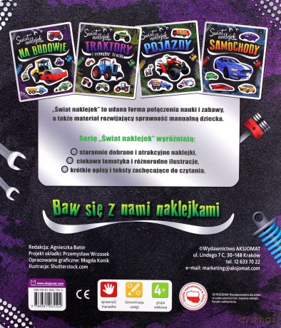 Świat naklejek. Na budowie [KSIĄŻKA]