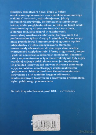 Trzy greckie stylistyki i dwa traktaty retoryczne z okresu Cesarstwa Rzymskiego - Podbielski Henryk oprac. [KSIĄŻKA]