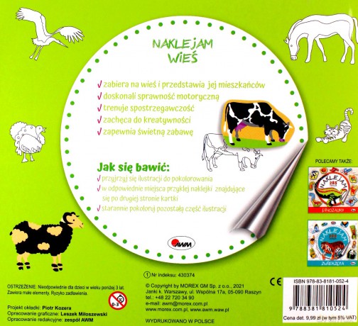 Wieś naklejam 285 naklejek - Leszek Miłoszewski [KSIĄŻKA]