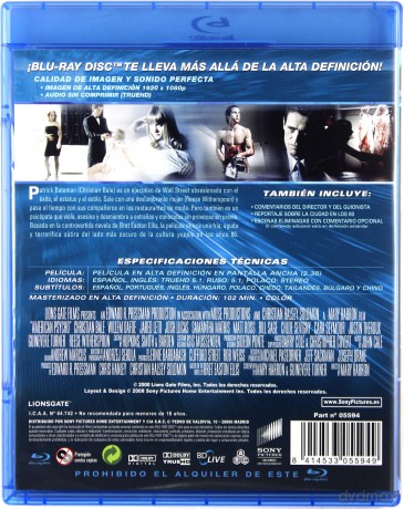 American Psycho [Blu-Ray]
