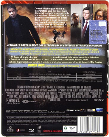 The Equalizer 2 (Bez litości 2) (steelbook) [Blu-Ray]