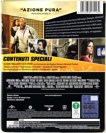 Skyscraper (Drapacz chmur) (steelbook) [Blu-Ray]