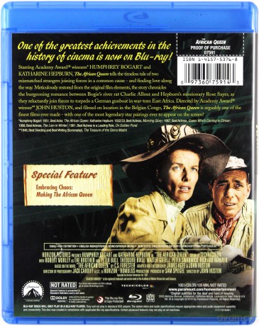The African Queen (Afrykańska królowa) [Blu-Ray]