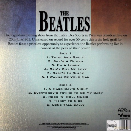 The Beatles: In Performance - Paris 1965 (Blue) [Winyl]