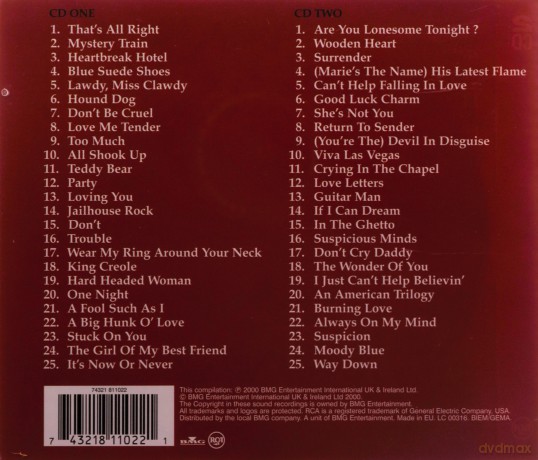 Elvis Presley: 50 Greatest Hits [2CD]