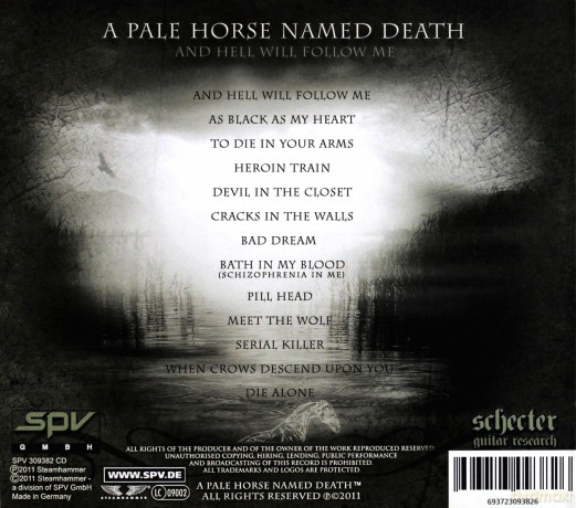 A Pale Horse Named Death: And Hell Will Follow Me (digipack) [CD]