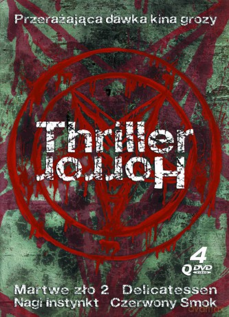 Horror / Thriller: Czerwony Smok (Manhunter) / Martwe zło 2 / Delicatessen / Nagi instynkt [BOX] [4DVD]