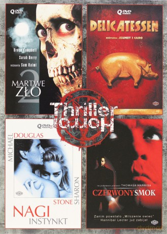Horror / Thriller: Czerwony Smok (Manhunter) / Martwe zło 2 / Delicatessen / Nagi instynkt [BOX] [4DVD]
