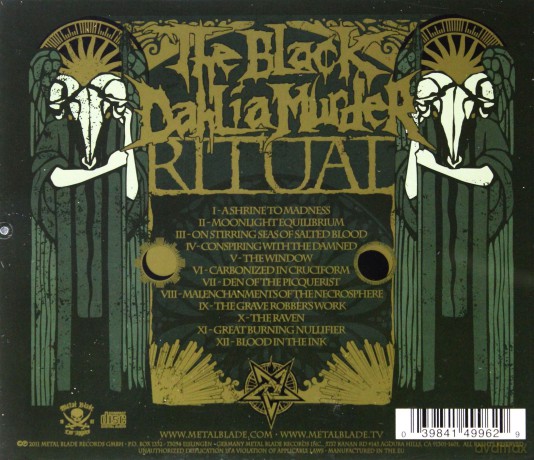 Ritual:The Black Dahlia Murder- Ritual Limited Edition [CD]