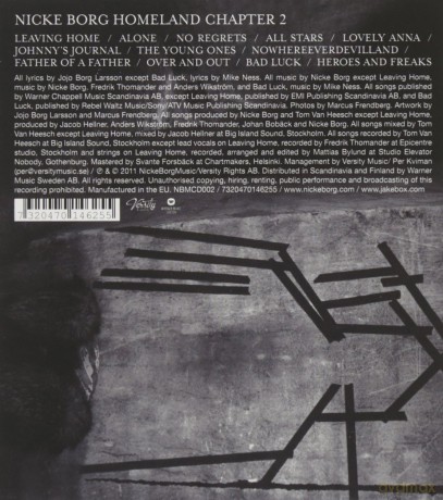 Nicke Borg: Homeland Chapter 2 [CD]
