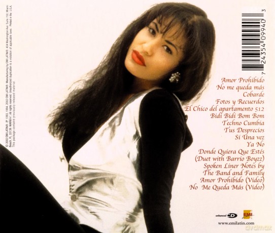 Selena: Amor Prohibido [CD]