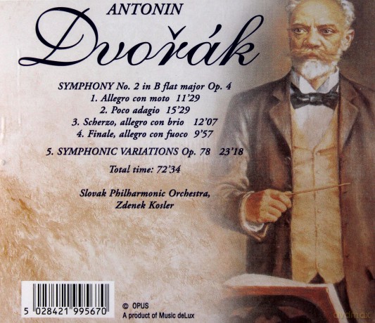 Dvorak: Antonin Dvorak Symphony No.2, Symphonic Variations [CD]