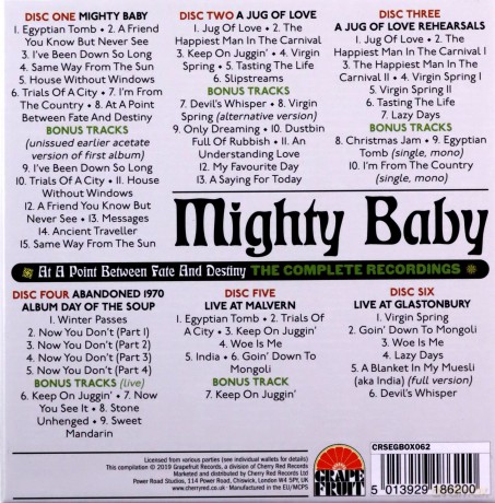 Mighty Baby: At A Point Between Fate And Destiny ~ The Complete Recordings [6CD]