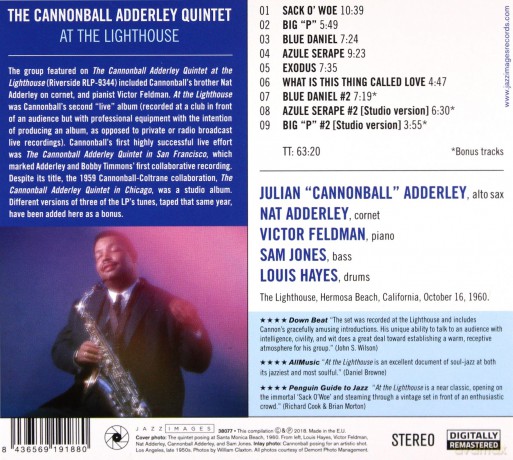 Cannonball Adderley: At The Lighthouse [CD]