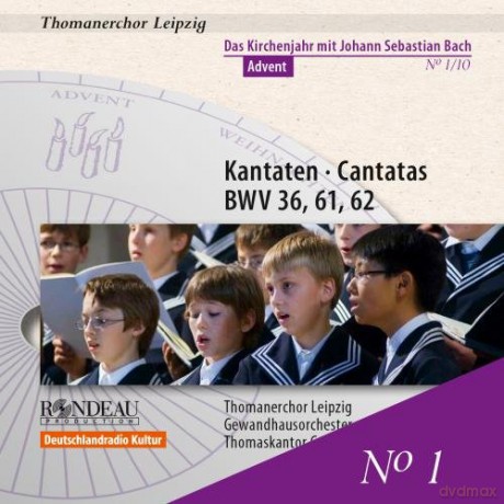 J. S. Bach: Bach: Cantatas Bwv 36/ 61/ 62 [CD]