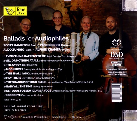 Ballads for Audiophi: Ballads For Audiophiles [CD]