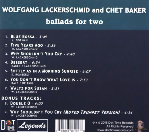 Chet Baker: Ballads For Two [CD]