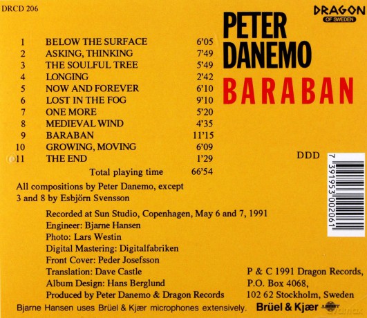 Peter Danemo: Baraban [CD]