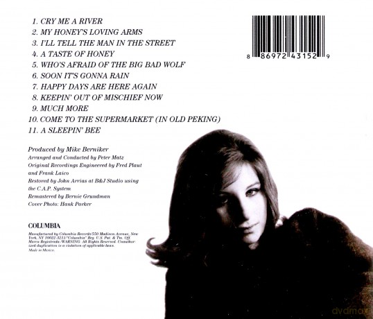 Barbra Streisand: Barbra Streisand Album [CD]