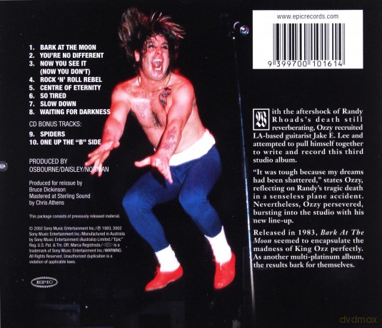 Ozzy Osbourne: Bark at the Moon [CD]