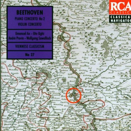 Ax: Beethoven:Pn Con 2, Vln Conc [CD]