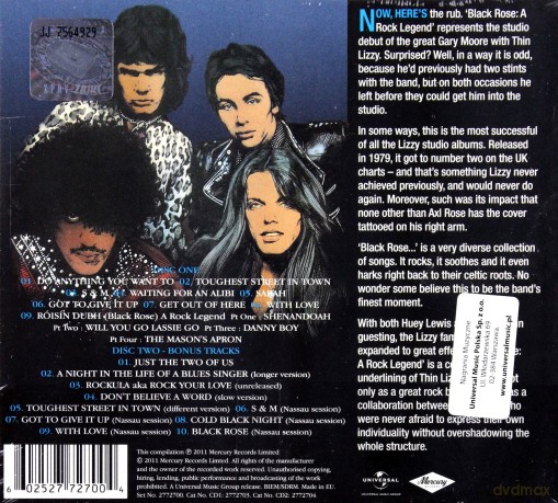 Thin Lizzy: Black Rose (Deluxe) [2CD]