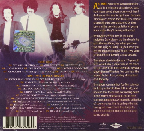 Thin Lizzy: Chinatown (Deluxe) (digipack) [2CD]