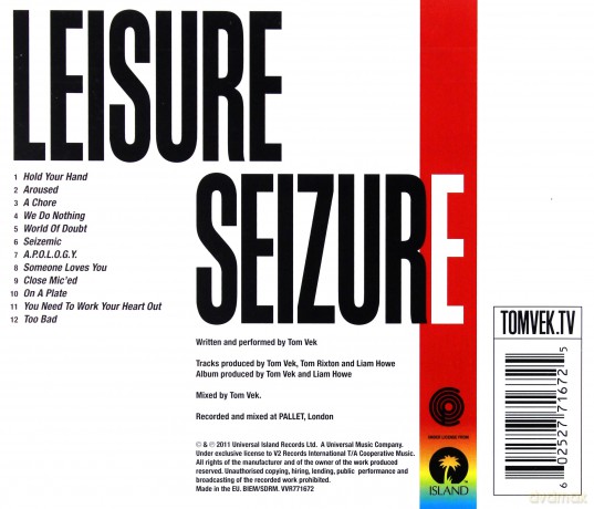 Tom Vek: Leisure Seizure [CD]