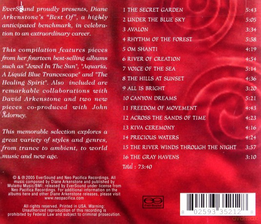 Diane Arkenstone: Best of Diane Arkensto [CD]