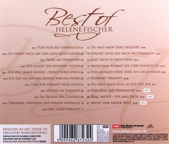 Helene Fischer: Best of -German Version- [CD]