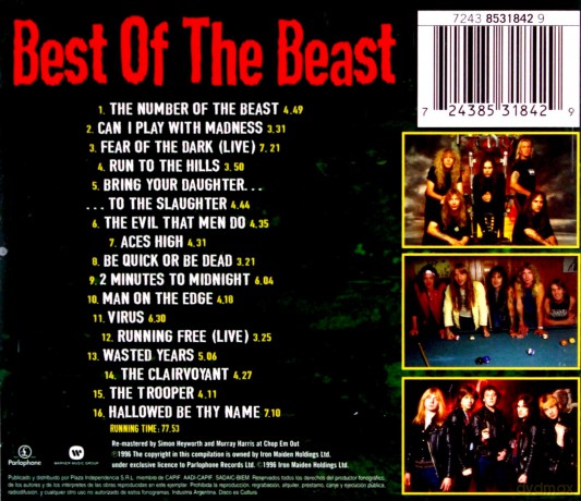 Iron Maiden: Best of the Beast [CD]