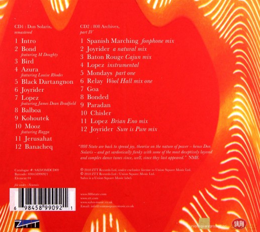 808 State: Don Solaris [2CD]