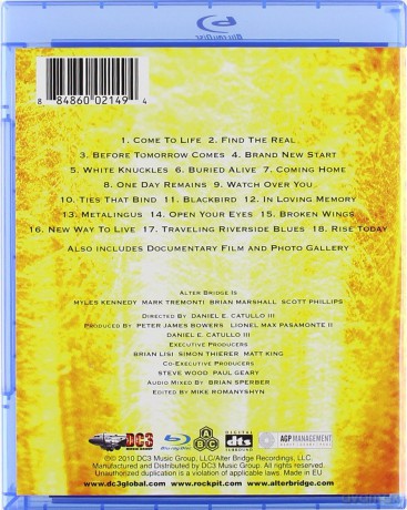 Alter Bridge: Live From Amsterdam [Blu-Ray]