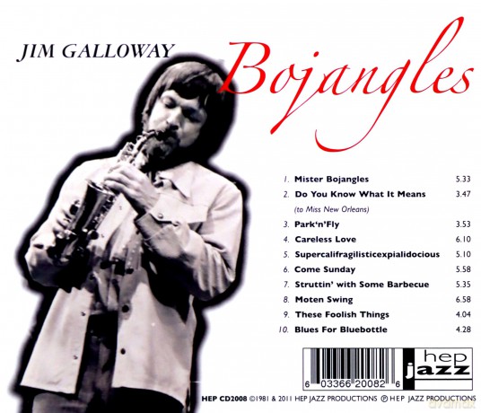 Jim Galloway: Bojangles [CD]