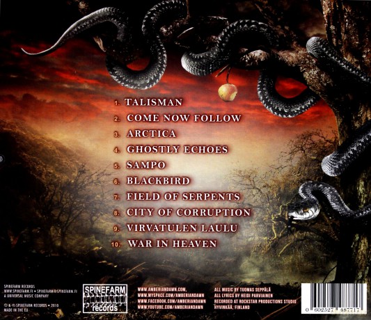 Amberian Dawn: End Of Eden [CD]