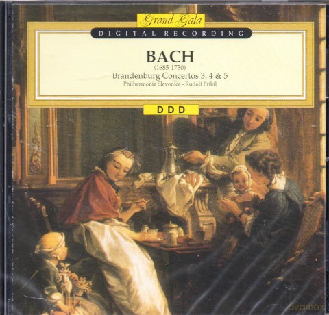J.S. Bach: Brandenburg Conc 3 4&5 [CD]