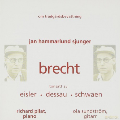 Jan Hammarlund: Brecht Songs [CD]
